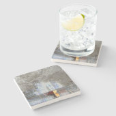 Dessous-de-verre En Pierre Horizon (Côté)