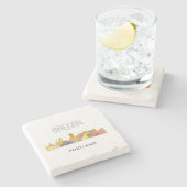 DESSOUS-DE-VERRE EN PIERRE HORIZON WB1 DE PORTLAND ORÉGON - (Côté)