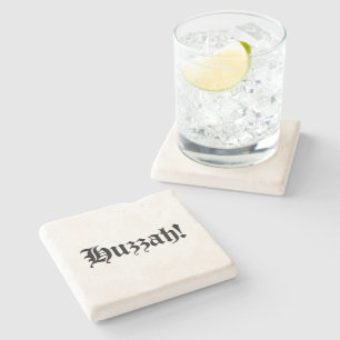Dessous-de-verre En Pierre Hourra ! {Typographie Médiévale}
