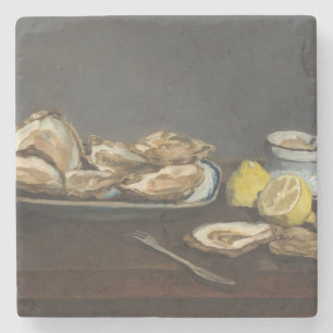 Dessous-de-verre En Pierre Huîtres (par Edouard Manet)