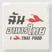 Dessous-de-verre En Pierre I Chili (Love) Thai Food (Devant)