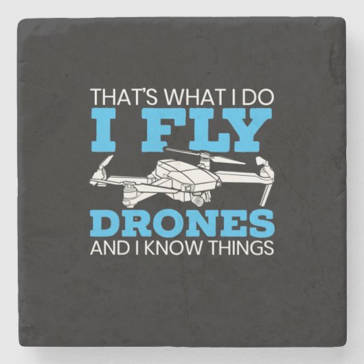 Dessous-de-verre En Pierre I Fly drones (Devant)