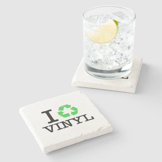Dessous-de-verre En Pierre I Recycle Vinyl (Côté)