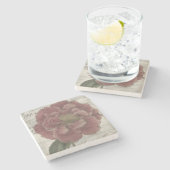 Dessous-de-verre En Pierre III floral français (Côté)