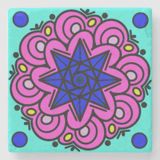 Dessous-de-verre En Pierre Il Était Fait D'Étoiles