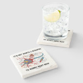 Dessous-de-verre En Pierre Il n'est pas en valeur une synapse pour inquiéter (Côté)