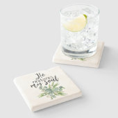 Dessous-de-verre En Pierre Il Restaure Mon Âme (Côté)