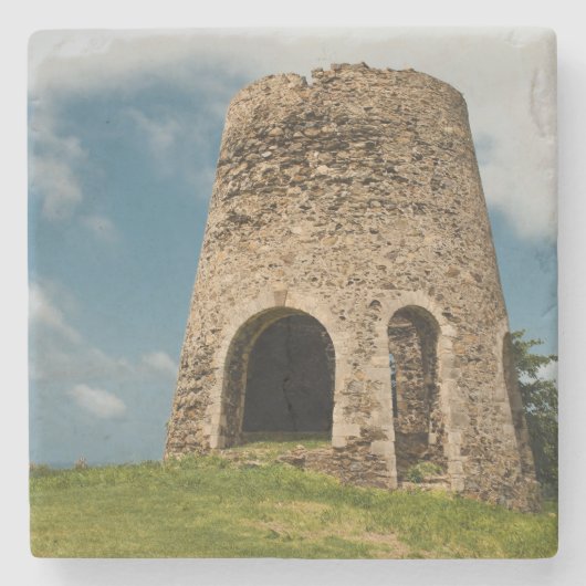 Dessous-de-verre En Pierre Iles Vierges américaines St. Croix Sugar Mill USVI (Devant)