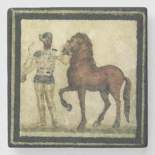 Dessous-de-verre En Pierre Illustration romaine antique