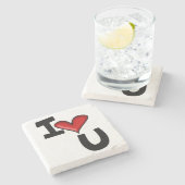 Dessous-de-verre En Pierre ilovu (Côté)