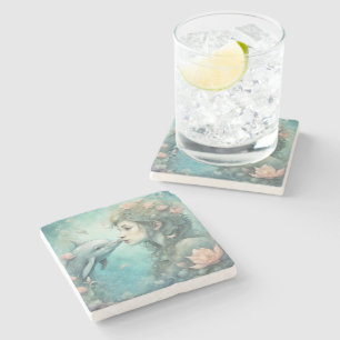 Dessous-de-verre En Pierre Imaginaire dauphin 3