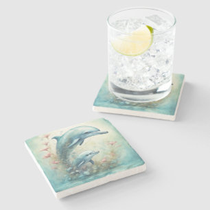 Dessous-de-verre En Pierre Imaginaire dauphin 9