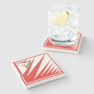 Dessous-de-verre En Pierre Imperiale Contrada della Giraffa - Giraffe Palio