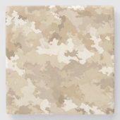 Dessous-de-verre En Pierre Impression camouflage militaire  (Devant)