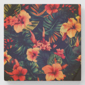 Dessous-de-verre En Pierre Impression hawaïenne (Devant)