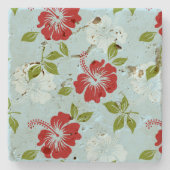 Dessous-de-verre En Pierre Impression hawaïenne (Devant)