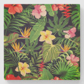 Dessous-de-verre En Pierre Impression hawaïenne (Devant)