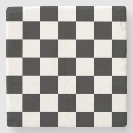 Dessous-de-verre En Pierre Indicateur Checker (Devant)