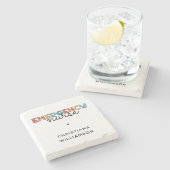 Dessous-de-verre En Pierre Infirmière d'urgence sur mesure infirmière infirmi (Côté)