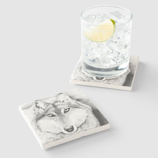 Dessous-de-verre En Pierre Intimidation (Côté)