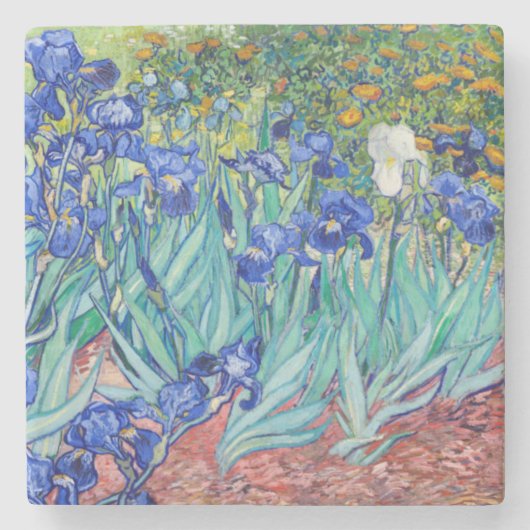 Dessous-de-verre En Pierre Irises Vincent van Gogh (Devant)