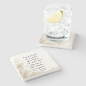 Dessous-de-verre En Pierre Irish Blessing May Your Life Be a Grand Adventure (Côté)