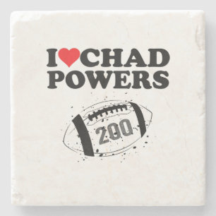Dessous-de-verre En Pierre J'adore Chad Powers 200 Football Américain Underco