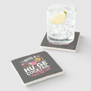 Dessous-de-verre En Pierre J'ai besoin d'un énorme cocktail drôle