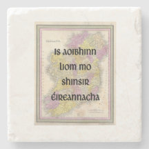 J'Aime Mes Ancêtres Irlandais | Dessous de verre p