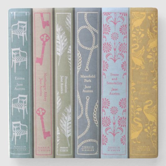 Dessous-de-verre En Pierre Jane Austen Novels  (Devant)