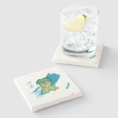 Dessous-de-verre En Pierre Japonais Kappa Yokai (Côté)