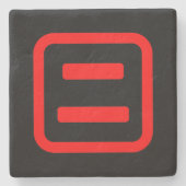 Dessous-de-verre En Pierre Japonais Numéro deux 二 (Devant)