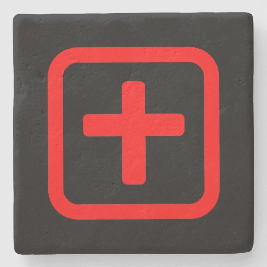 Dessous-de-verre En Pierre Japonais Numéro dix 十 Ju (Devant)