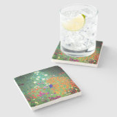 Dessous-de-verre En Pierre Jardin aux fleurs Gustav Klimt (Côté)