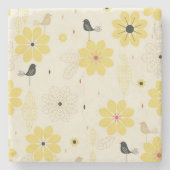 Dessous-de-verre En Pierre Jardin d'oiseau (Devant)