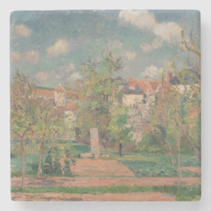 Dessous-de-verre En Pierre Jardin en plein soleil, Camille PIssarro, 1876