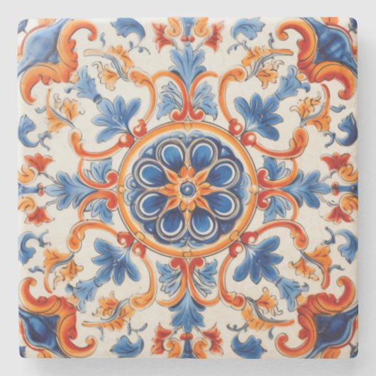 Dessous-de-verre En Pierre Jardin méditerranéen (Devant)