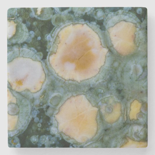 Dessous-de-verre En Pierre Jasper de l'océan (Devant)