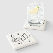 Dessous-de-verre En Pierre Jazz cool (Côté)