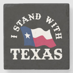 Dessous-de-verre En Pierre Je suis avec le Texas