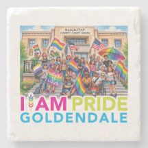 Je suis Pride Community Stone Coaster