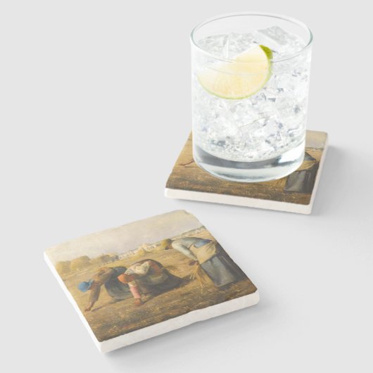 Dessous-de-verre En Pierre Jean-François Millet - Les Gleaners (Côté)