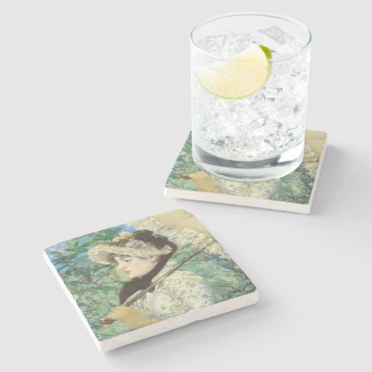 Dessous-de-verre En Pierre Jeanne (printemps) Edouard Manet (Côté)