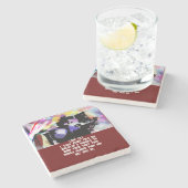 Dessous-de-verre En Pierre Jésus est ami (Côté)