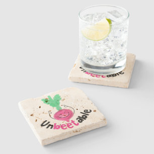 Dessous-de-verre En Pierre Jeu de betterave positif - Incroyable