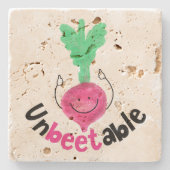 Dessous-de-verre En Pierre Jeu de betterave positif - Incroyable (Devant)