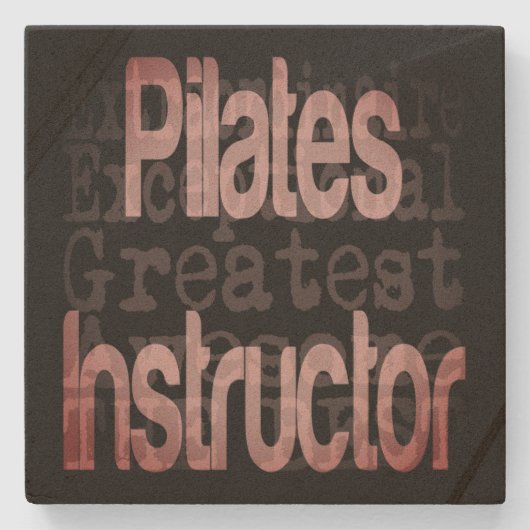 Dessous-de-verre En Pierre Jeu d'instructeurs de Pilate (Devant)