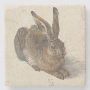 Dessous-de-verre En Pierre Jeunes lièvres par Albrecht Durer