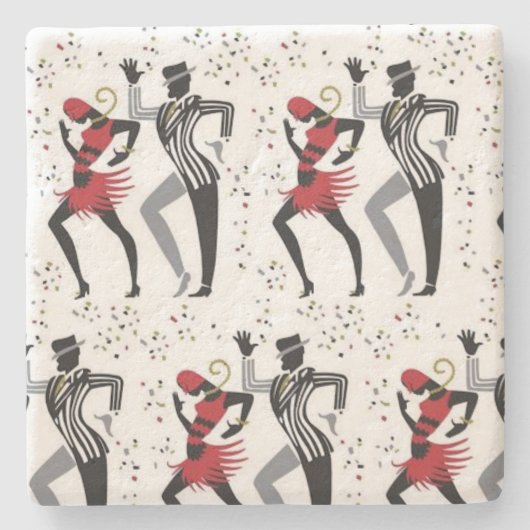 Dessous-de-verre En Pierre "Jitterbug" (Devant)