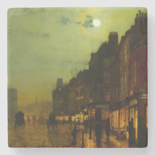 Dessous-de-verre En Pierre John Atkinson Grimshaw Glasgow Docks (Devant)
